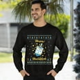 thumbnail image 3 of Christmas Sweatshirt, Happy Hanukkah Festive Dreidel Sweatshirt, Unique Jewish Holiday Sweatshirt, Cute Dreidel Gift for Men and Women, 3 of 5