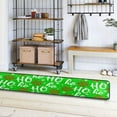 thumbnail image 4 of SKYSONIC 2'X6' Christmas Hohoho Pattern Runner Rug with Rubber Backing, Santa Claus Laugh Non Slip Entryway Rug Runner Washable Soft Area Rug Carpet for Hallway Bedroom Kitchen Decor, 4 of 6