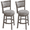 26 In Linen 2 Grey, variant on TrumanPick 26" Swivel Bar Stool Set of 2 Upholstered Counter-Height Barstools with High Back Pub Chair Seat for Kitchen Island