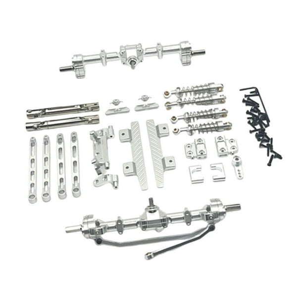 Kits de repuesto para actualización de coche RC, fáciles de instalar, reemplazan los amortiguadores delanteros y traseros. argén