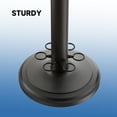 thumbnail image 6 of GSE Games & Sports Expert 24" Metal Floor Stand Style Billiard Pool Cue Stick Racks. Holds 6 Pool Cue Sticks - Matte Black, 6 of 8