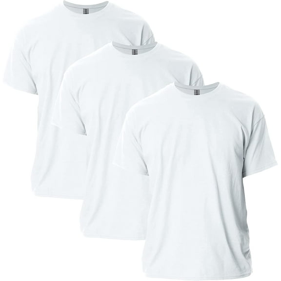Gildan mens Ultra Cotton T-shirt, Style G2000, Multipack T Shirt, White 3-pack, X-Large US Pack of 3