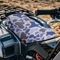 thumbnail image 2 of Uorisanigo Motorcycle Seat Cover ATV Cover Four Wheeler Accessories Waterproof Elastic Padded Protector Blue Duck Hunter Camo ATV Back Seat Powersports Cushion Covers Universal, 2 of 7