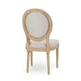 thumbnail image 5 of Christopher Knight Home Phinnaeus French Country Fabric Dining Chairs (Set of 2) by  Side Chairs Beige French Country, Traditional, 5 of 5