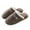 Brown, variant on KYAIGUO Mens Womens Slippers Warm Slippers Shoes Comfy Slippers Memory Foam Plush Winter Cotton Warm House Shoes Non-slip Comfortable Slip-On House Shoes