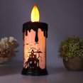 thumbnail image 4 of Halloween Snow Globe Candles Light LED Terrorist Decoration Electronic Candle Lamp For Party Holiday, 4 of 13