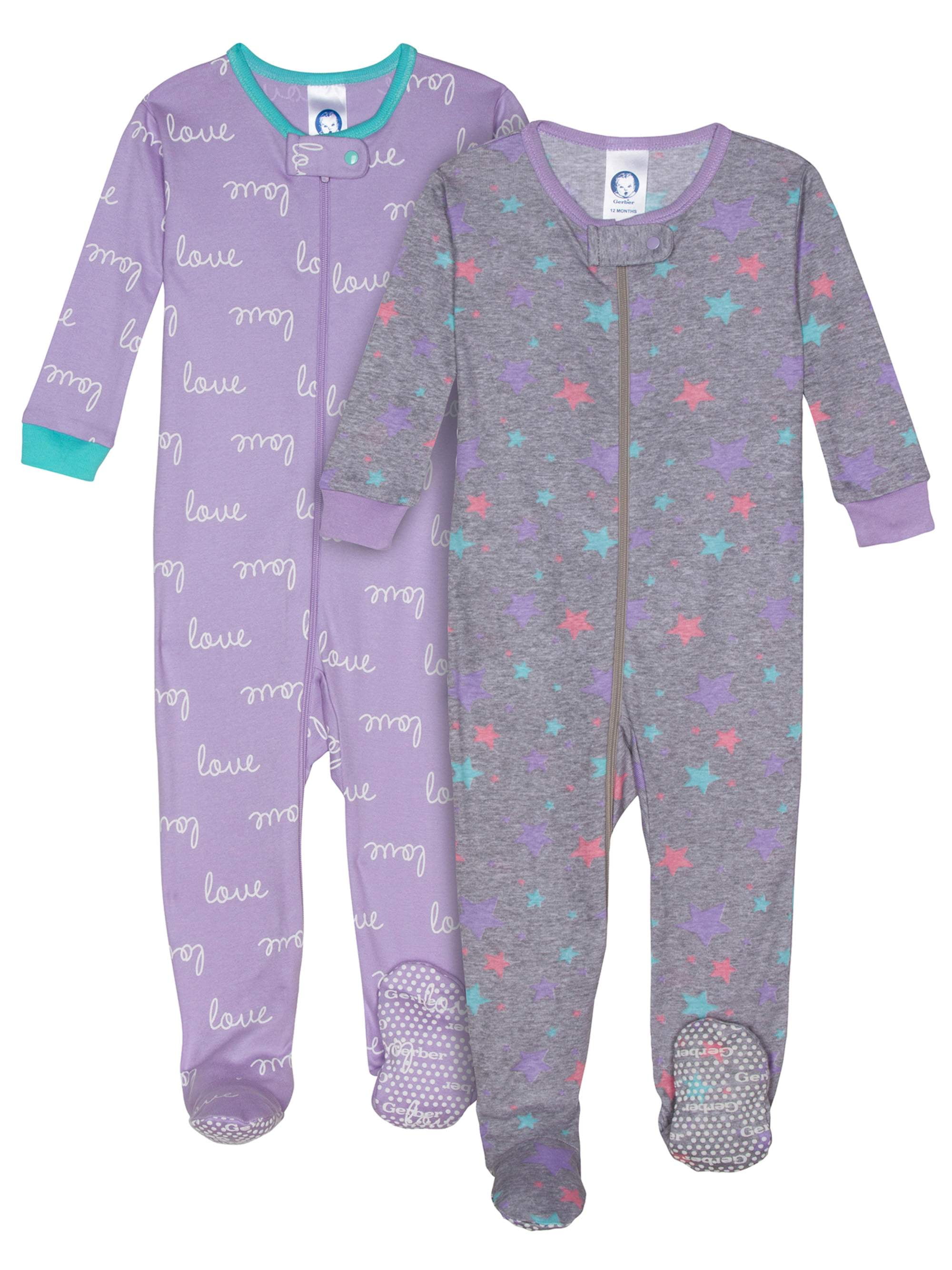 Gerber Gerber Baby Girls Snug Fit Organic Cotton 1Piece Unionsuit