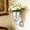 Silver, variant on Wall Vase for Flowers, Boho Metal Hanging Vessel, Versatile Organizer Wall Decor for Home Living Room, Bedroom, Bathroom & Kitchen, Office