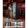 thumbnail image 3 of KFFKFF Commercial Glass Door Refrigerator, 8.3 Cu.Ft / 235 L Upright Beverage Cooler with Adjustable Shelves, LED Lighting & Casters for Homes, Shops, and Bars, 3 of 9
