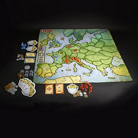HASBRO Risk Europe The Enhanced Version Of Medieval Conquest Board Game