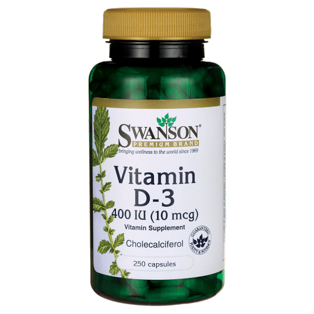 Swanson Vitamin D3 400 Iu 250 Capsules