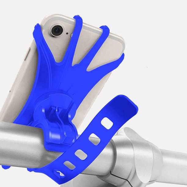 Soporte para teléfono de bicicleta Soporte de soporte GPS para teléfono de bicicleta eléctrica de motocicleta de silicona Hugtrwg Para estrenar