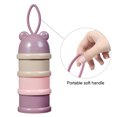 thumbnail image 3 of Dispensador de fórmula, apilable, portátil, dispensador de leche en polvo para bebés y niños y contenedor de almacenamiento de refrigerios, 3 of 5