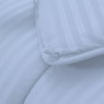 thumbnail image 4 of DNG Creations 3 Piece Damask Stripe Comforter 100% Egyptian Cotton 550 GSM Filling ( Full/Queen Size ) All Season 800 Thread Count - Stripe Light Blue Colour, 4 of 6