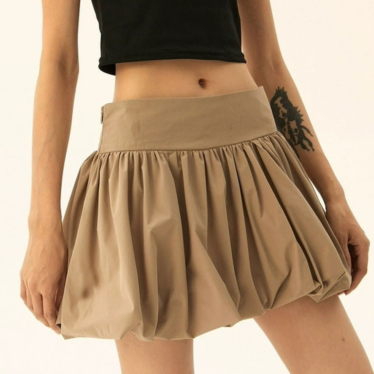aere high waist velours skirt 36