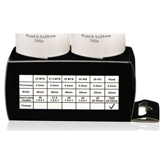 chengsi 2 Rolls Bicycle Tire Liner Anti-Puncture Tape MTB Road Bike Inner Tube Pad Rim Liner 700C/20/26/27.5/29inch Anti-stab Tire Pads