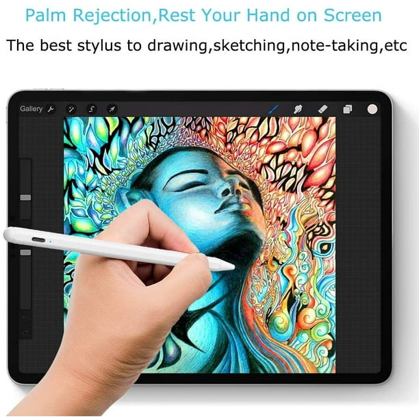 Stylet pour iPad Stylet actif Android Rejet de la paume Touch Stylet actif pour  iPad Stylo de dessin pour écran tactile 