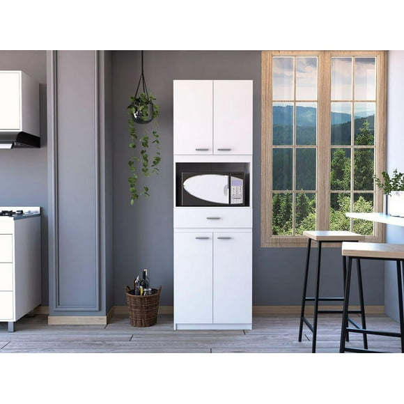Modulo Para Microondas Bau Blanco Excelsior