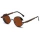 thumbnail image 1 of Vintage Polarized Steampunk Sunglasses Mens Brand Design Round UV400 Sun glasses, 1 of 5