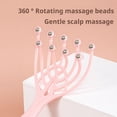 thumbnail image 4 of Head Massager, Hand-held 5-claw/9-claw Ball Scalp Massager Can Deeply Relax and Relieve Stress for Adults, The Elderly Head Massage Claws Can Be Used for Both Dry and Wet, 4 of 9