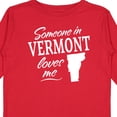 thumbnail image 4 of Inktastic Someone in Vermont Loves Me Boys or Girls Long Sleeve Toddler T-Shirt, 4 of 5