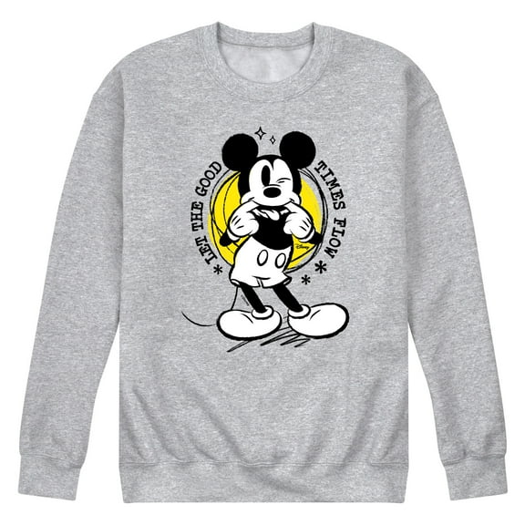 Disney - Let The Good Times Flow - Men's Crew Neck Fleece Pullover