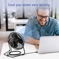 thumbnail image 2 of Mini Ventilador USB TANGJMXG de 6 pulgadas inclinable 2 velocidades, 2 of 5