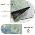 thumbnail image 6 of Blue Coastal Starfish Round Area Rug 7Ft Washable Circle Rugs for Dorm Laundry Room, Grey Sage Green Nautical Coral Summer Non-Slip Carpet Floor Mats Indoor Outdoor Carpet Runner Aesthetic Home Decor, 6 of 8