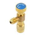thumbnail image 3 of 2 válvulas de seguridad para líquidos refrigerantes de aire acondicionado R410A R22, adaptador de seguridad de 1/4", 3 of 12
