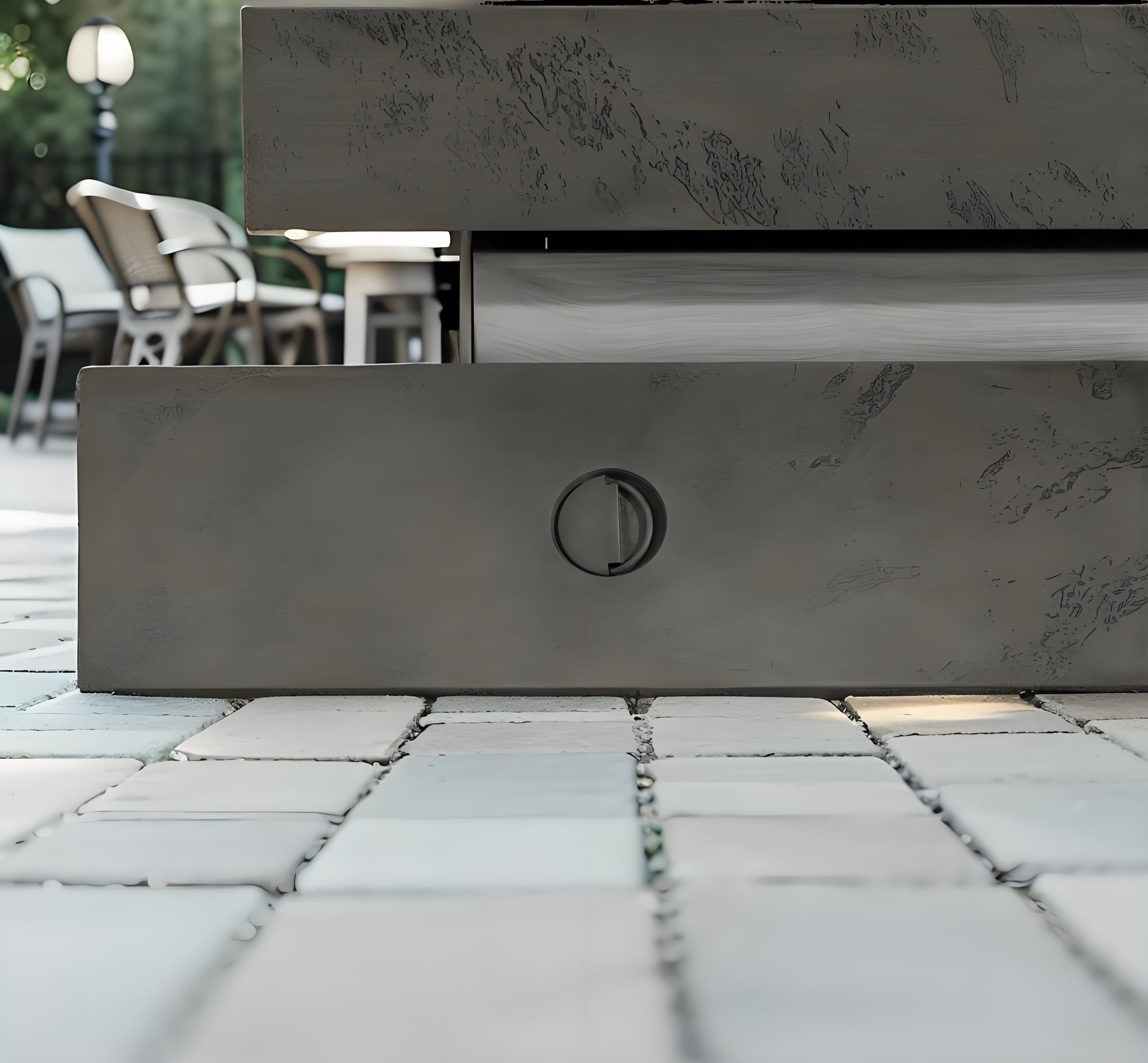 48" Outdoor Propane Fire Pit Table, 50,000 BTU Rectangle Fire Pit with Adjustable Height & Removable Lid, Patio Heater with Glass Stones for Deck, Garden, Backyard