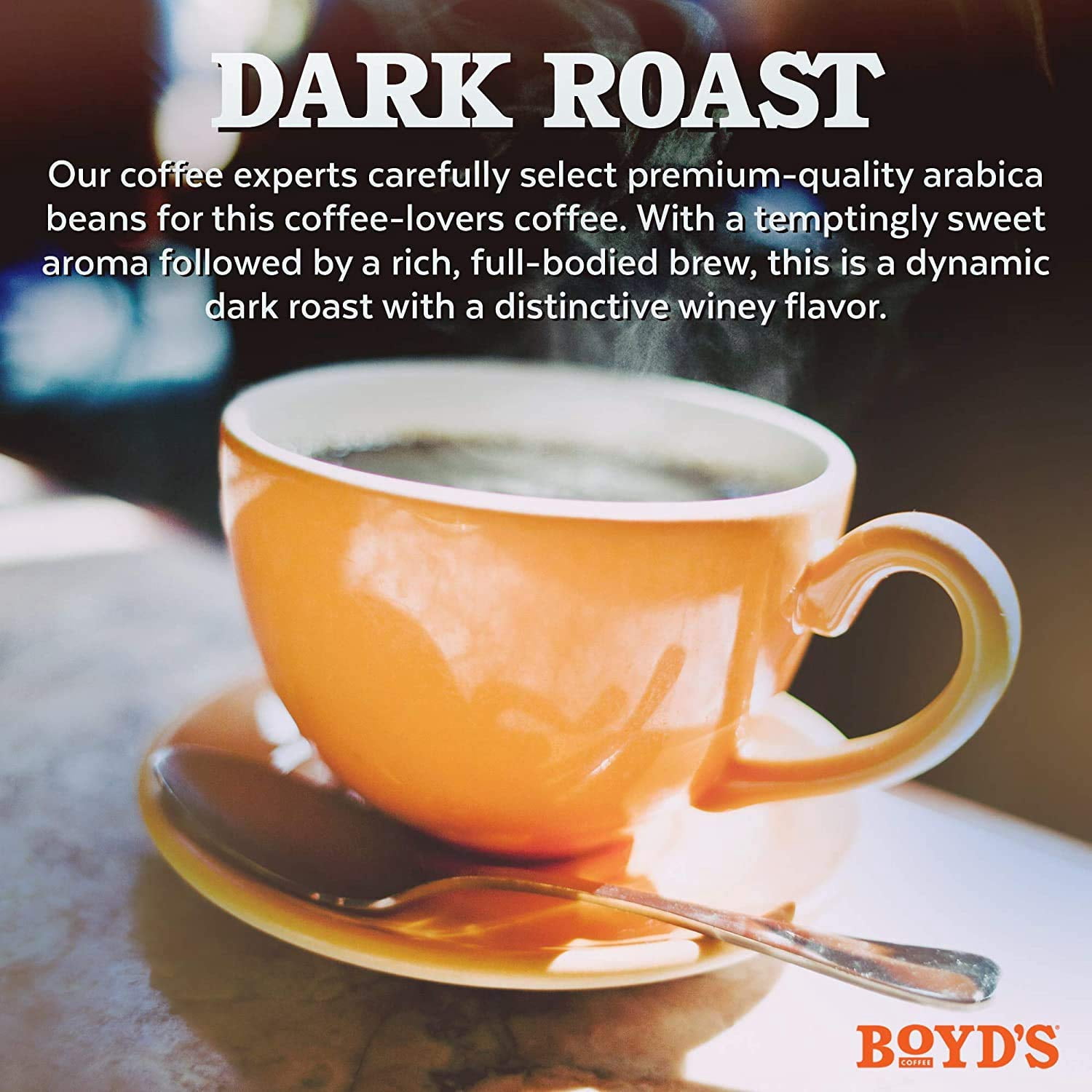 Boyd's Coffee Organic Red Wagon Coffee - Dark Roast - Single serve pods (72 ct)