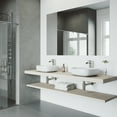 thumbnail image 4 of VIGO Peony Modern White Matte Stone 20 in. L x 15 in. W x 5 in. H Vessel Bathroom Sink, 4 of 10