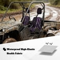 thumbnail image 3 of KUIFORTI US Flag UTV Seat Covers Seats Cover for UTV Full Protection Scratch-resistant Compatible with Rhino 700 660 450 2004-2021 Fits with Rhino Bucket Seat Cover with Headrest Covers, 3 of 7