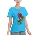 thumbnail image 2 of T-Shirt Basique à Manches Courtes pour Femmes Style de Rue Demon Slayer, 2 of 6