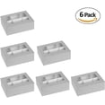 thumbnail image 6 of Window Box With Silver Six Sections 12 Pack 7"X5"X2.5", 6 of 7