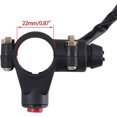 thumbnail image 2 of Manillar de 7/8' 22 mm TANGJMXG 2 Cables de Sujeción Interruptor de Apagado reemplazo para Taotao Dirt Pit Bike ATV 4 Wheeler Quad Trail Bike 110 cc 125 cc, 2 of 5