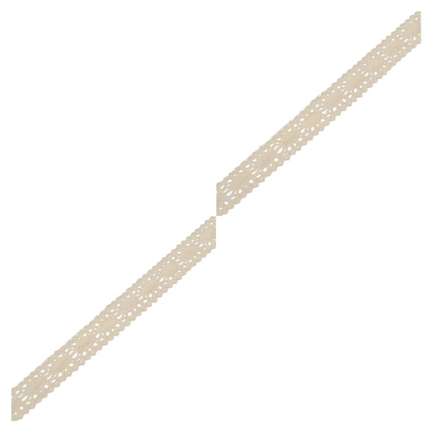 Yuarrent 1 rollo de cinta artesanal de encaje, accesorio de costura, adorno de encaje delicado Type3 NO3