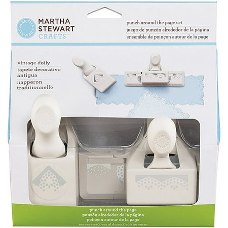 Martha Stewart Punch Around The Page Combo-Vintage Doily, Pk 1, Martha Stewart