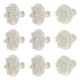 thumbnail image 4 of Shisuyan 9Pcs Lovely Christmas Baking Tools Biscuits Spring Pressing Molds (White), 4 of 8