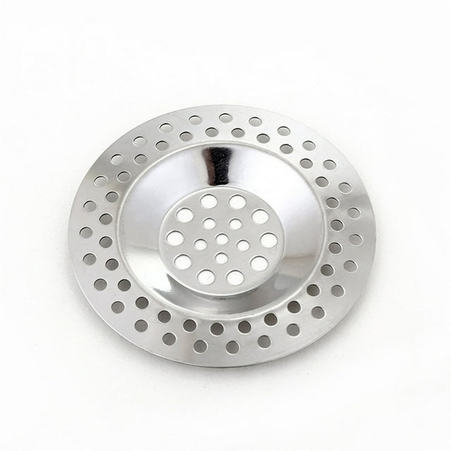 Fiudx Desagüe de Piso de Acero Inoxidable, Filtro Antiobstrucción para Fregadero, Diseño Que Bloquea Olores, Succión de Agua Reforzada, Ideal para Cocina, Baño y Lavandería, Aspecto Moderno, 1 Tapón