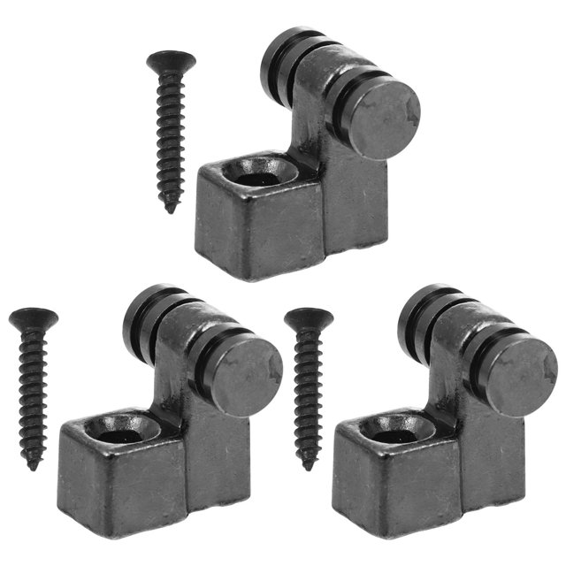 AURARMLET 1Jgo Retenedor Especial Para Cuerdas De Guitarra En Metal Negro Fácil De Instalar