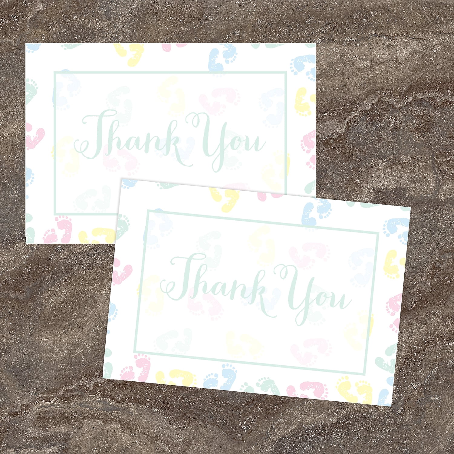 Great Papers! Baby Feet Thank You Cards 24/Pack 2013315