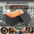 thumbnail image 6 of Costway 1 PCS 49 Qt Insulated Food Pan Carrier with Built-in Handles for Camping Catering Buffet Black, 6 of 10