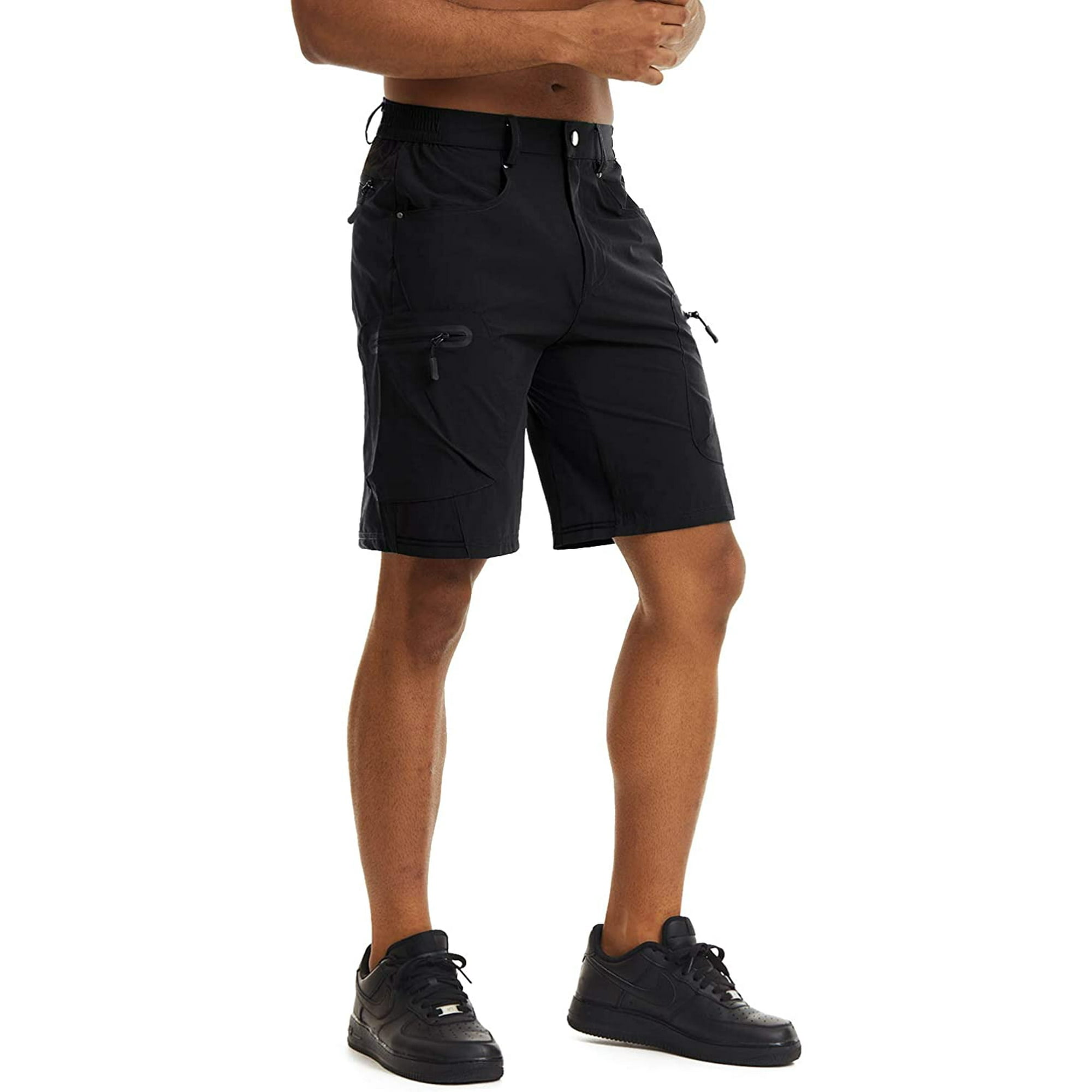 Men s Hiking Shorts Lightweight Quick Dry Cargo Shorts with 5 Pockets Walmart