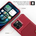 thumbnail image 6 of Dteck Case for iPhone 14 Pro Max 6.7-inch,Magnetic Leather Card Slots Wallet Case Shockproof Rubber Flip Durable Cover,Red, 6 of 7
