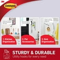 thumbnail image 4 of Command Medium Utility Hooks Damage Free Adhesive White, 6-Pack, 4 of 9