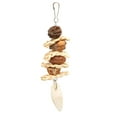 thumbnail image 2 of Bird Chew Toy, Hand Made Easy Hanging Bird Cage Toy Attention Attraction  For Playing, 2 of 8