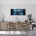 thumbnail image 2 of Hieng Kids Gaming Canvas Wall Hieng for Living Room Bedroom Blue Gamer Picture Wall Decor for Bathroom Game Console Kids Boys Girls Hiengwork Posters Game Room Decor Painting, 2 of 6