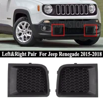 Left Right Front Bumper Lower Grille Bezel Cover Fit For Jeep Renegade 2015-2018