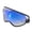 Clear Blue-Day Night, variant on Retro Bubble Visor Helmet Shield Vintage Elastic Band Open Face Full-Face Motorcycle Accessories